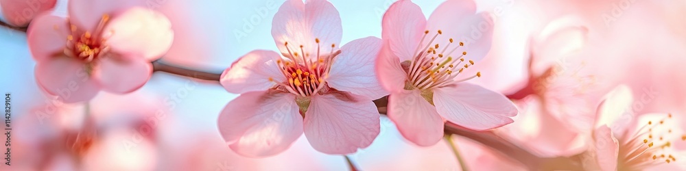 Cherry blossom branch. Spring. Background, wallpaper, banner, poster Cherry blossom branch. Spring. Background, wallpaper, banner, poster