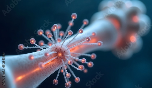 Illustration of a Digital Image of a bone disease.