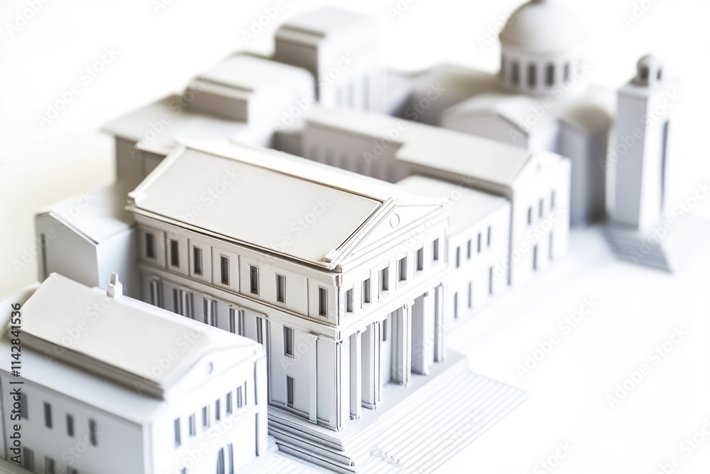 Naklejka premium A structure with a rounded roof, perfect for architectural or landscape use