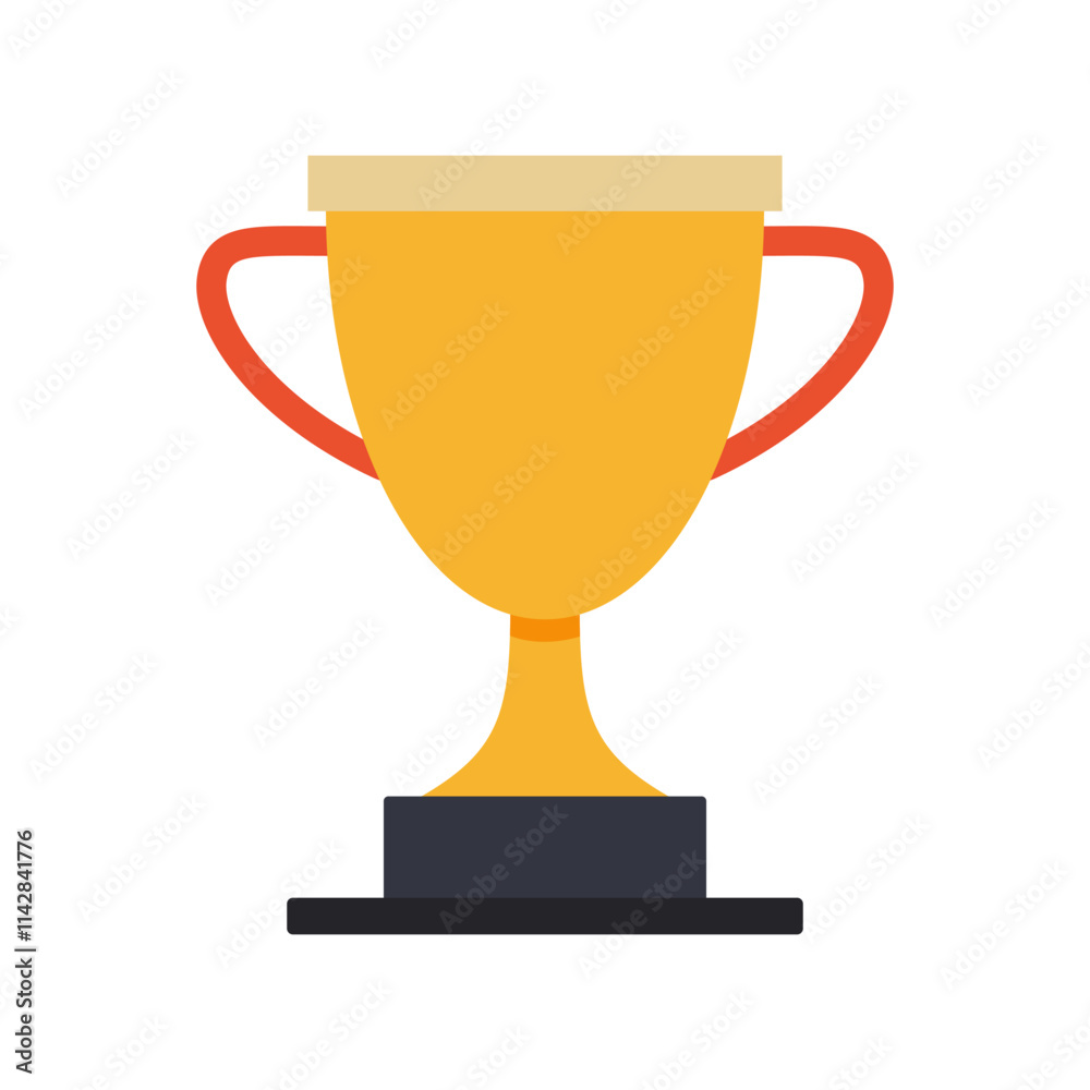 Trophy cup icon. Concept of victory, success, and recognition. Vector illustration Trophy cup icon. Concept of victory, success, and recognition. Vector illustration
