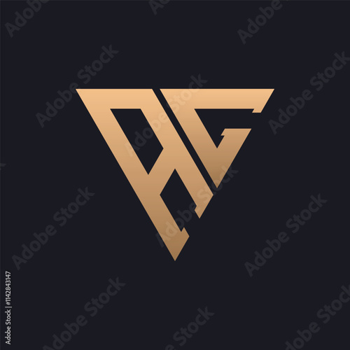 Free Download AC Logo Design. Modern, Minimal, Elegant and Luxury AC Logo. Sleek Triangle Monogram Letter AC Logo Design for Brand Corporate Business Identity. - GFXLoad