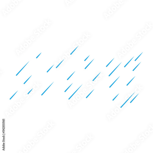 Rain water drops vector . Scattered and spritz splash raindrops illustration