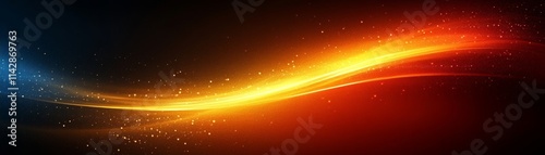 Vibrant abstract glow with dynamic waves of color creating stunning visual effects and energy flow.