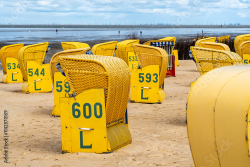 Strandkörbe am Strand
