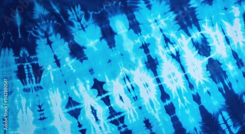 Blue tie dye color tie dye fabric texture background