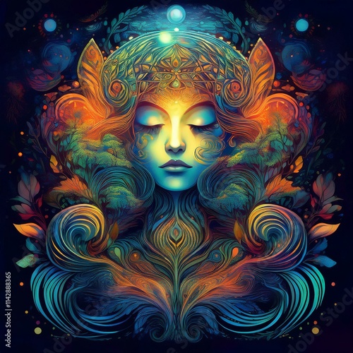 Wallpaper Mural Modern art looking portrait images and a few house views on the land. Created with artificial intelligence. Torontodigital.ca