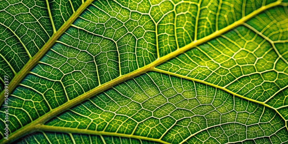 Obraz premium Sassafras Leaf Macro Photography: High-Resolution Images of Sassafras albidum Leaves, Detailed Leaf Texture, Botany, Nature Photography