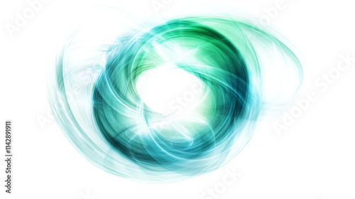 Abstract blue background on white and transparent background.