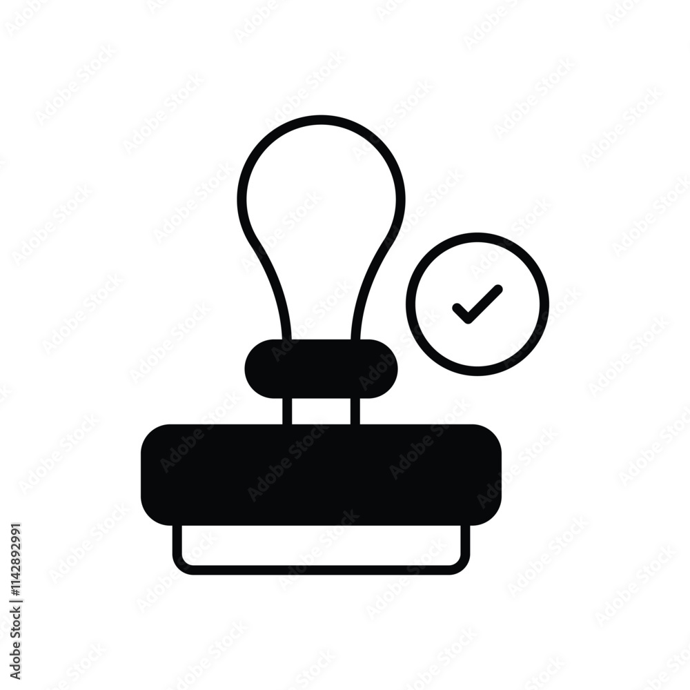 Stamp vector icon Stamp vector icon