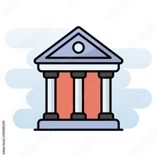 Bank vector icon