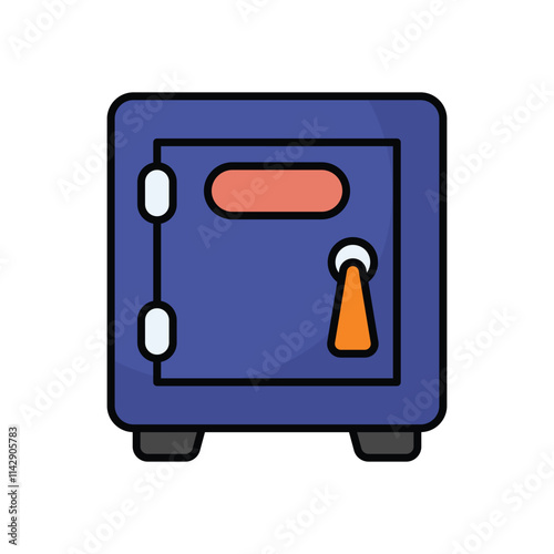 Safe vector icon