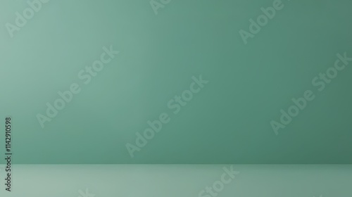 Soft and Tranquil Mint Green Background with Smooth Texture Ideal for Minimalist Design, Interior Decor, Product Photography, and Web Aesthetics