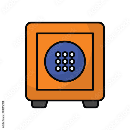 Safe vector icon