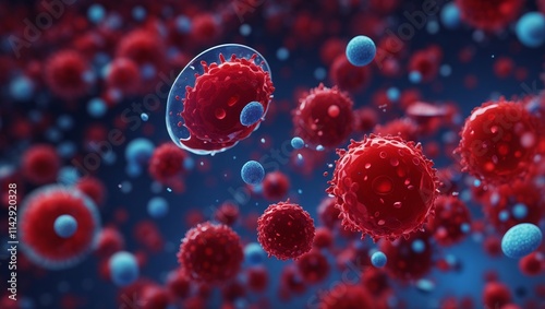 Blood Cells Under Microscope, Blood, Cells, Under Microscope, Science, Biology