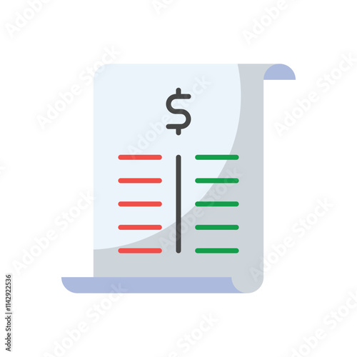  Balance Sheet vector icon