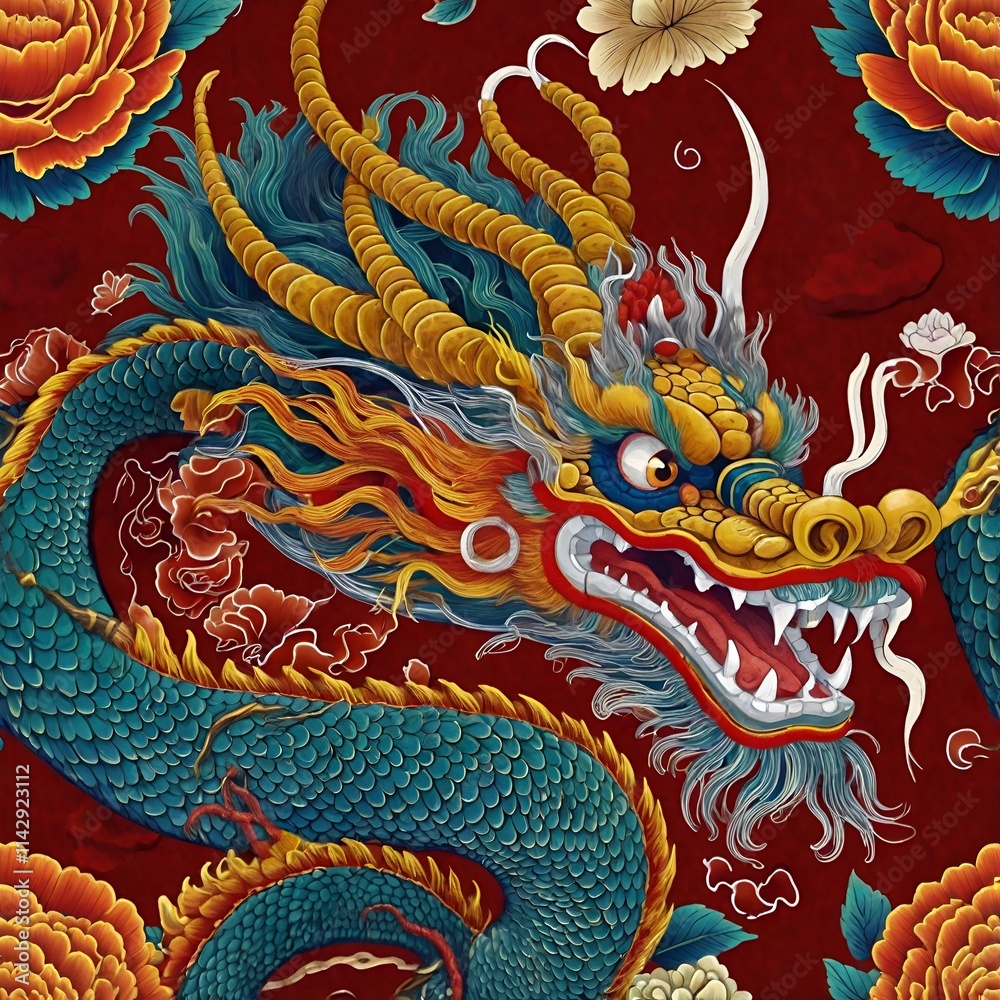 custom made wallpaper toronto digitalchinese dragon statue