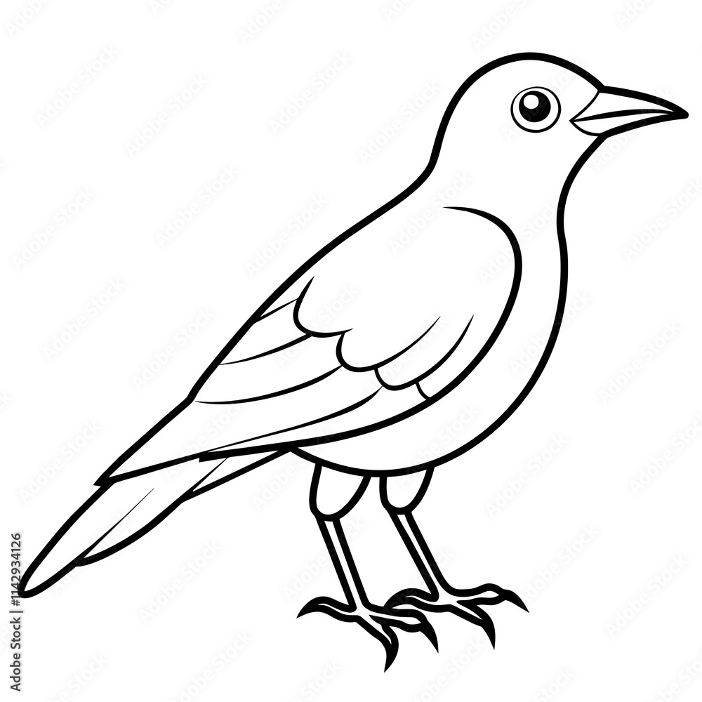 Obraz premium sketch of a bird