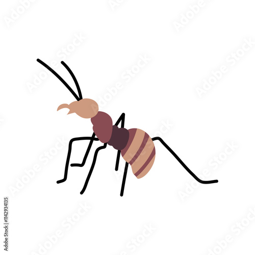 Cartoon Ant Vector Illustration 