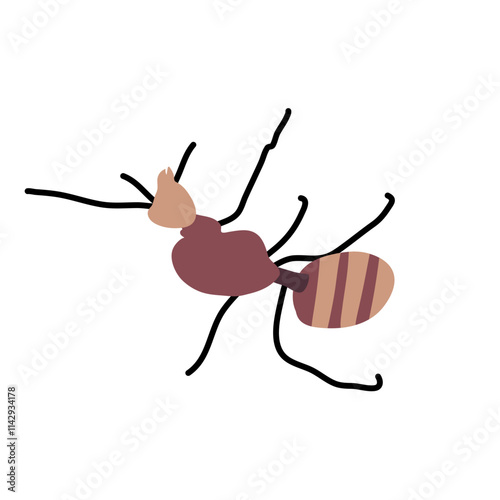 Cartoon Ant Vector Illustration 