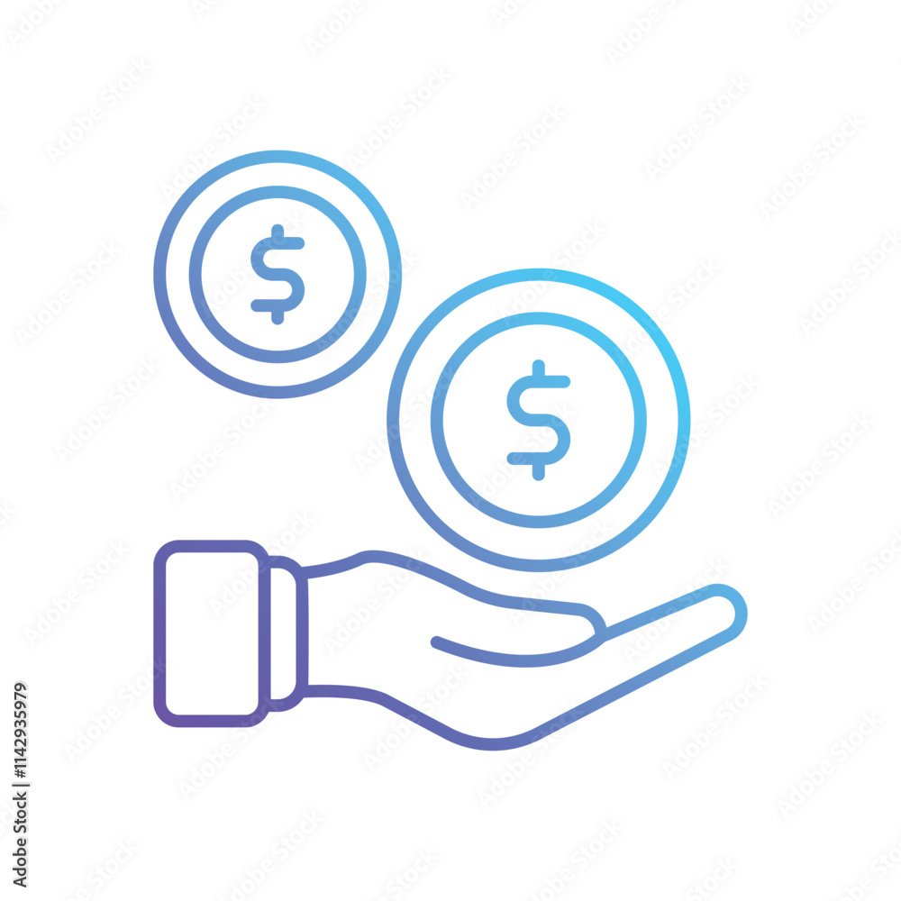 Sponsorship vector icon Sponsorship vector icon