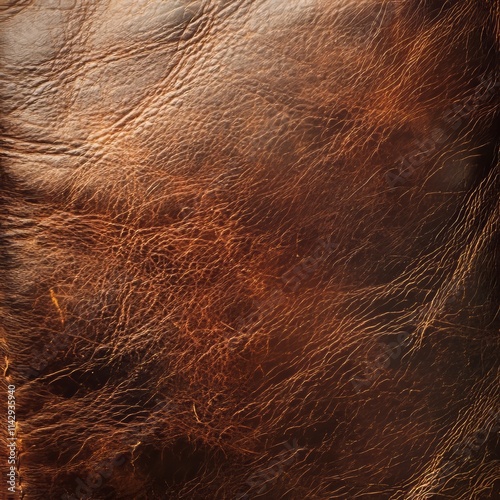 Decrepit leather surface with pores and scrapes
