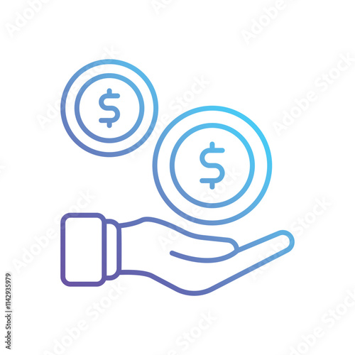 Sponsorship vector icon