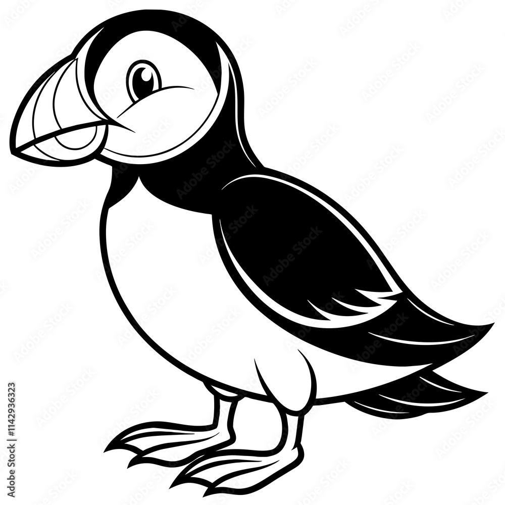 Fototapeta premium vector illustration of a duck