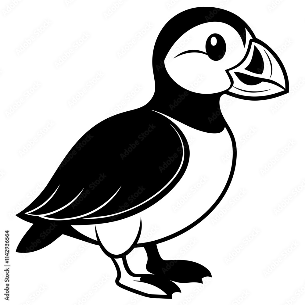 Fototapeta premium vector illustration of a duck