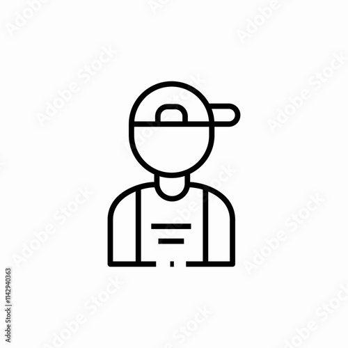 boy teenager icon sign vector