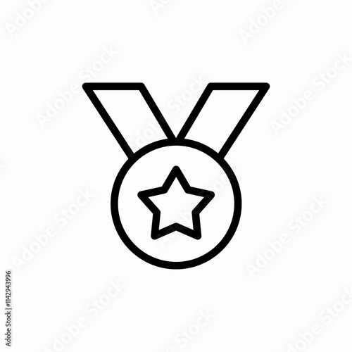 medal award icon sign vector
