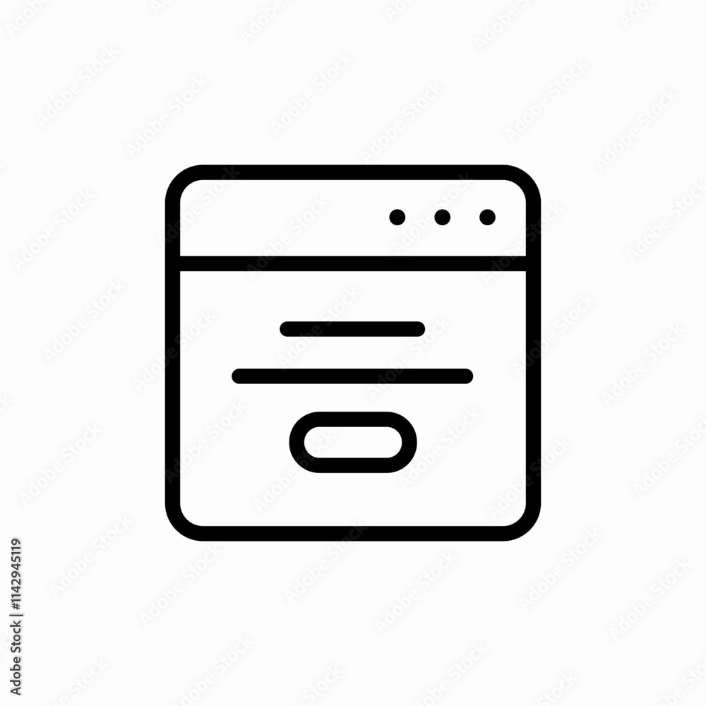 website content icon sign vector website content icon sign vector