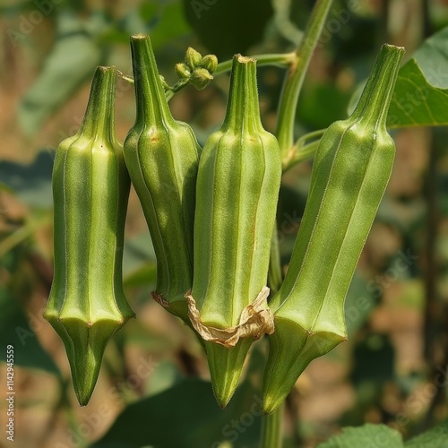Okra (Abelmoschus esculentus), also known asâ€¦