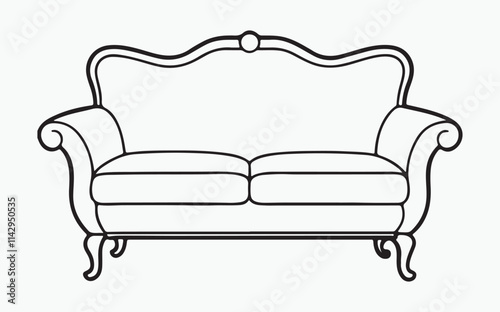 Sofa line icon