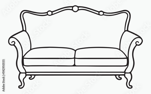 Sofa line icon