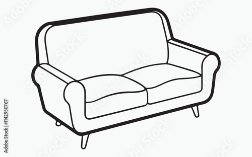 Sofa line icon