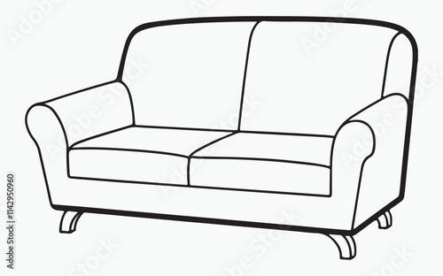 Sofa line icon