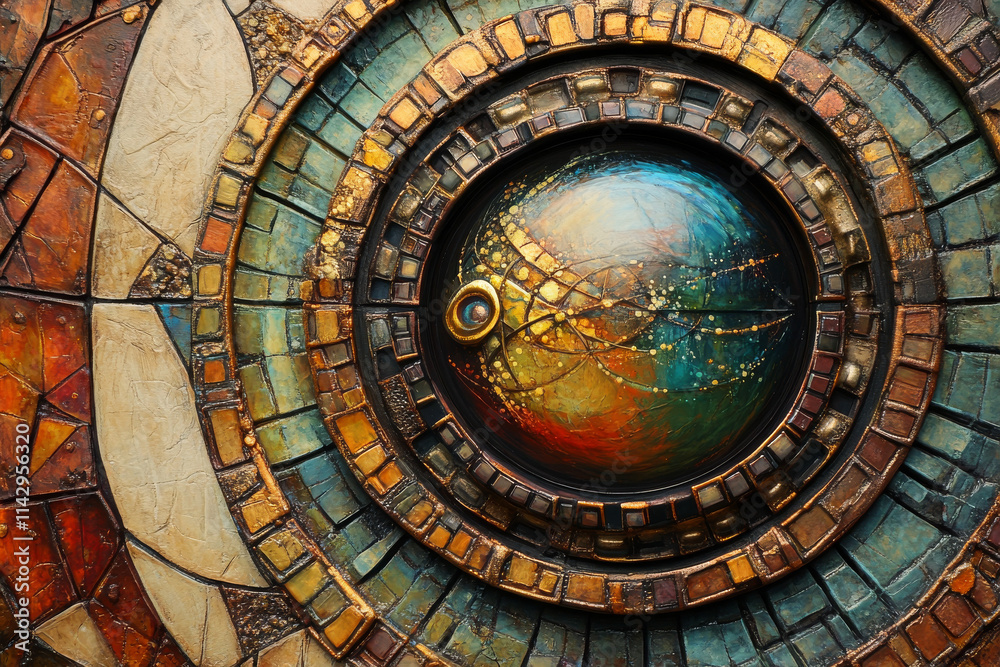 Cosmic Eye: Mosaic and Mixed Media Art Cosmic Eye: Mosaic and Mixed Media Art