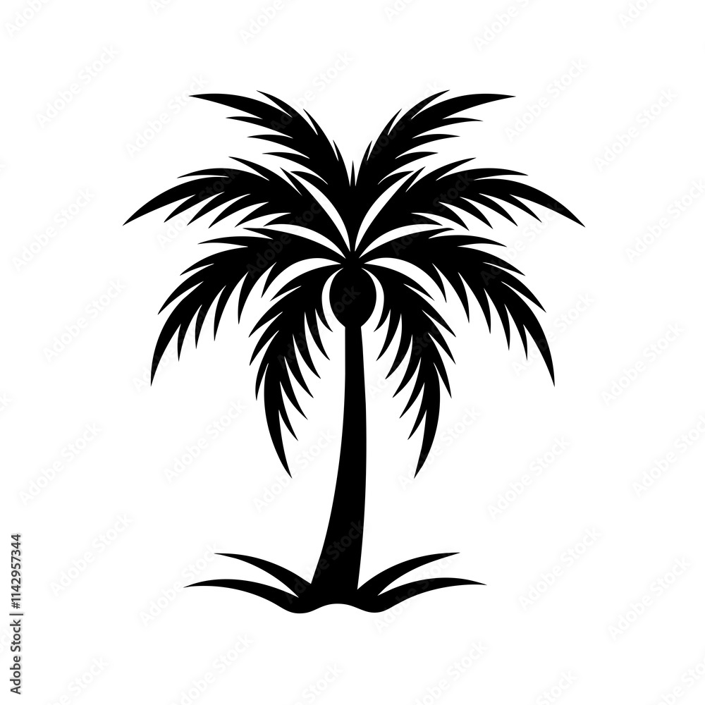 Obraz premium palm trees silhouettes