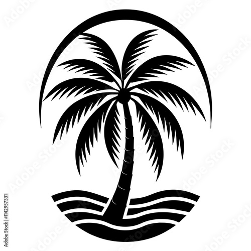 palm trees silhouette