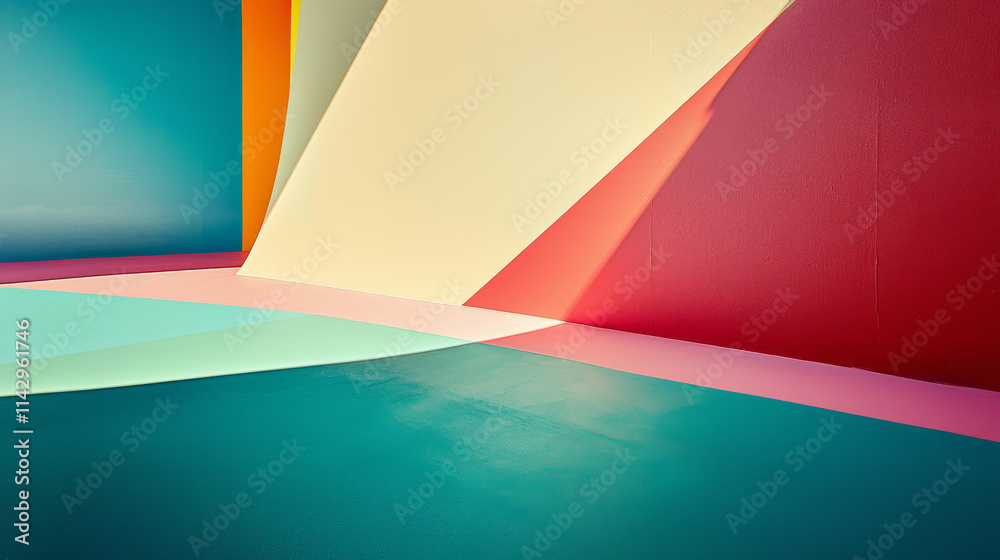 Abstract Colorful Background: Surreal Gravity-Defying Composition Abstract Colorful Background: Surreal Gravity-Defying Composition