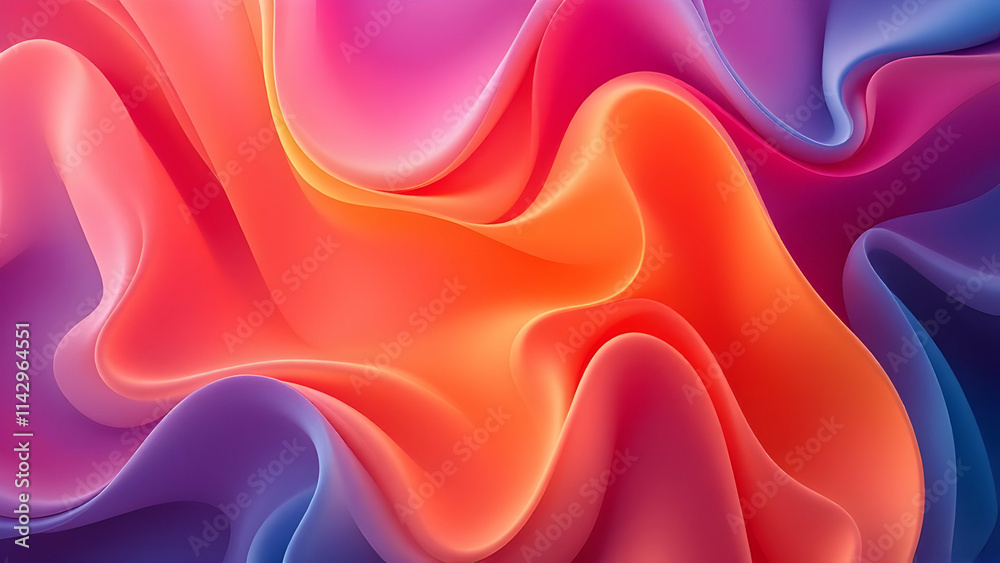 Obraz premium Colorful abstract folds background