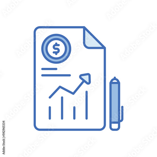 Income Statements vector icon