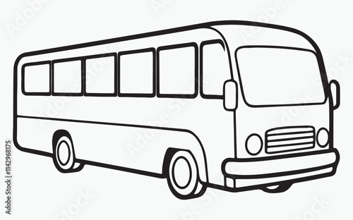 Bus line icon