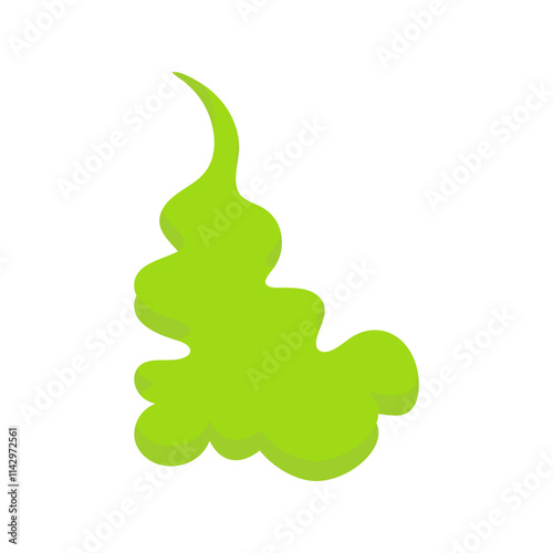 Smell cloud stink poison smoke. Vector graphic design illustration