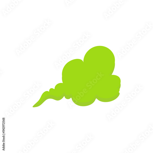 Smell cloud stink poison smoke. Vector graphic design illustration