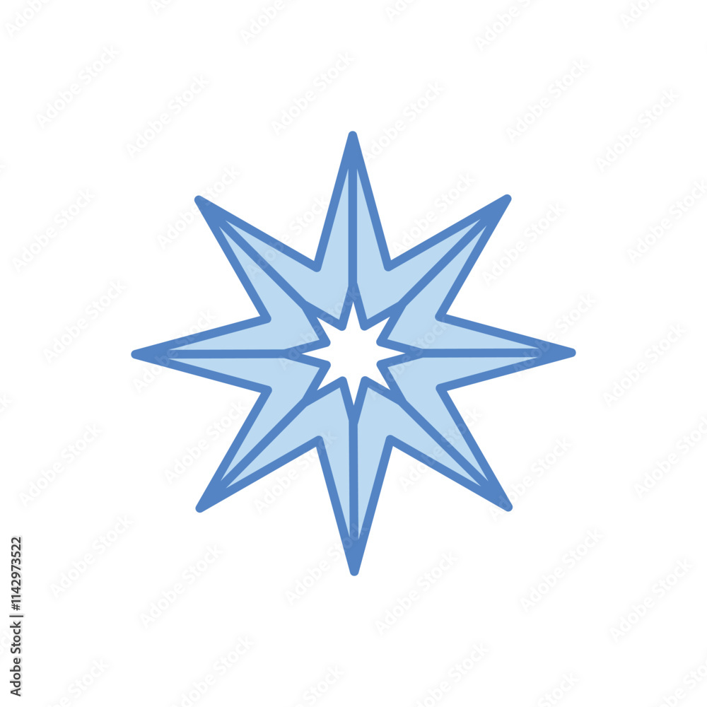 Star icon vector