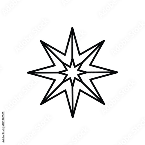 Star icon vector