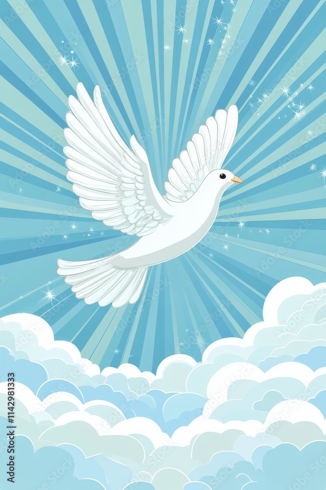 Man in formal attire poses confidently with a dove soaring above in a bright setting Man in formal attire poses confidently with a dove soaring above in a bright setting