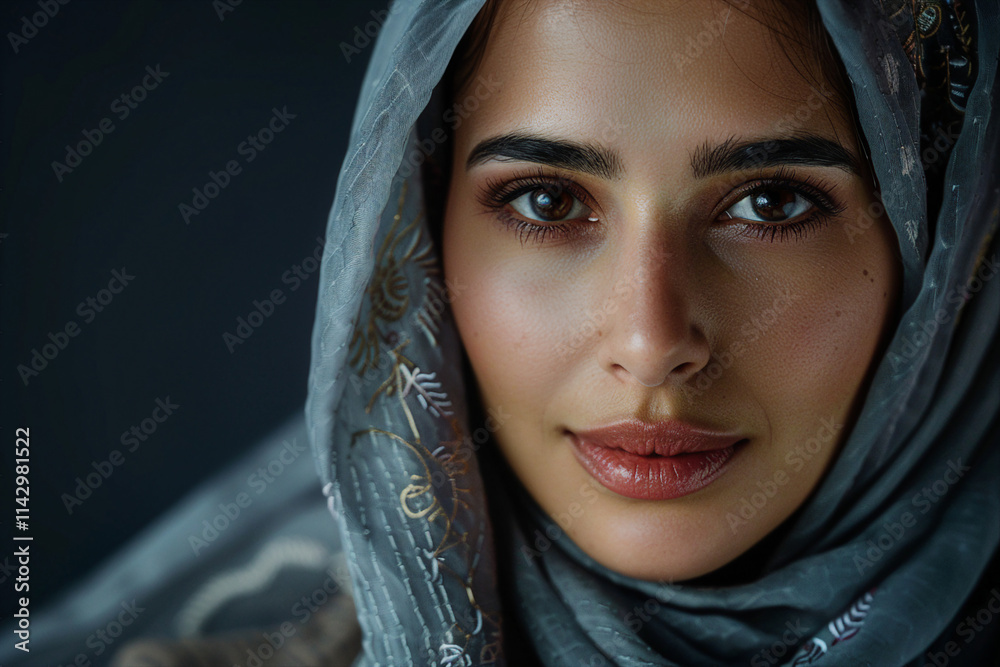 AI generated image of arabian muslim woman in abaya hijab AI generated image of arabian muslim woman in abaya hijab