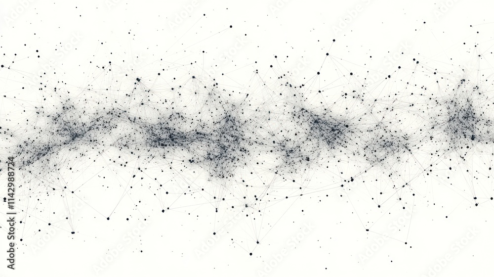Abstract network connection, digital data flow, nodes and lines. Abstract network connection, digital data flow, nodes and lines.